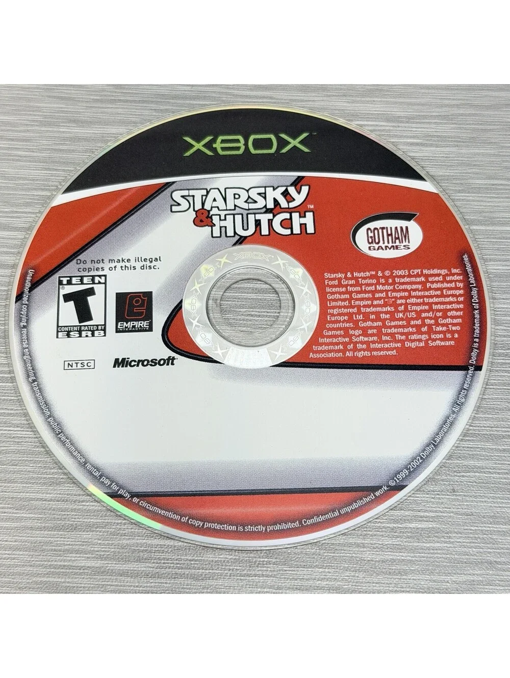 Starsky & Hutch (Microsoft Xbox, 2003) Complete CIB